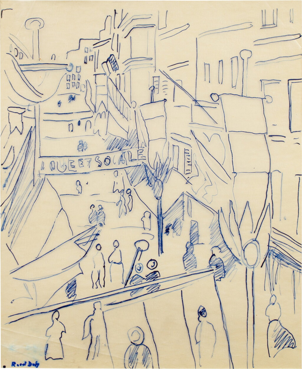 View full screen - View 1 of Lot 287. 14 juillet, 1950.