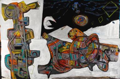 View full screen - View 1 of Lot 70. GERARD DILLON | ABSTRACT BY NIGHT.