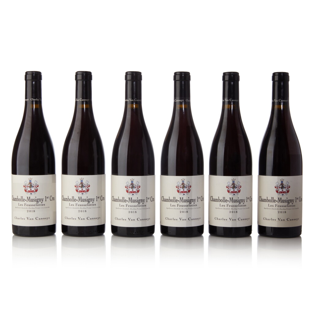 View full screen - View 1 of Lot 687. Vosne Romanée 1972 Daniel Rion and Chambolle Musigny 2018 Charles Van Canneyt (9 BT).