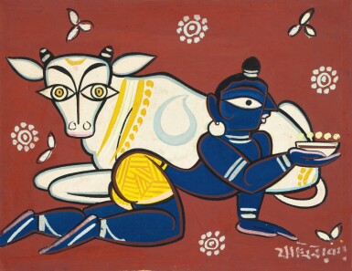 View full screen - View 1 of Lot 358. Untitled (Krishna).