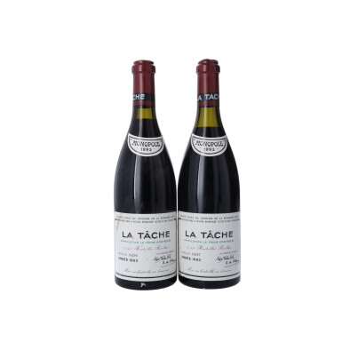 View full screen - View 1 of Lot 25. La Tâche 1993 Domaine de la Romanée-Conti (2 BT).