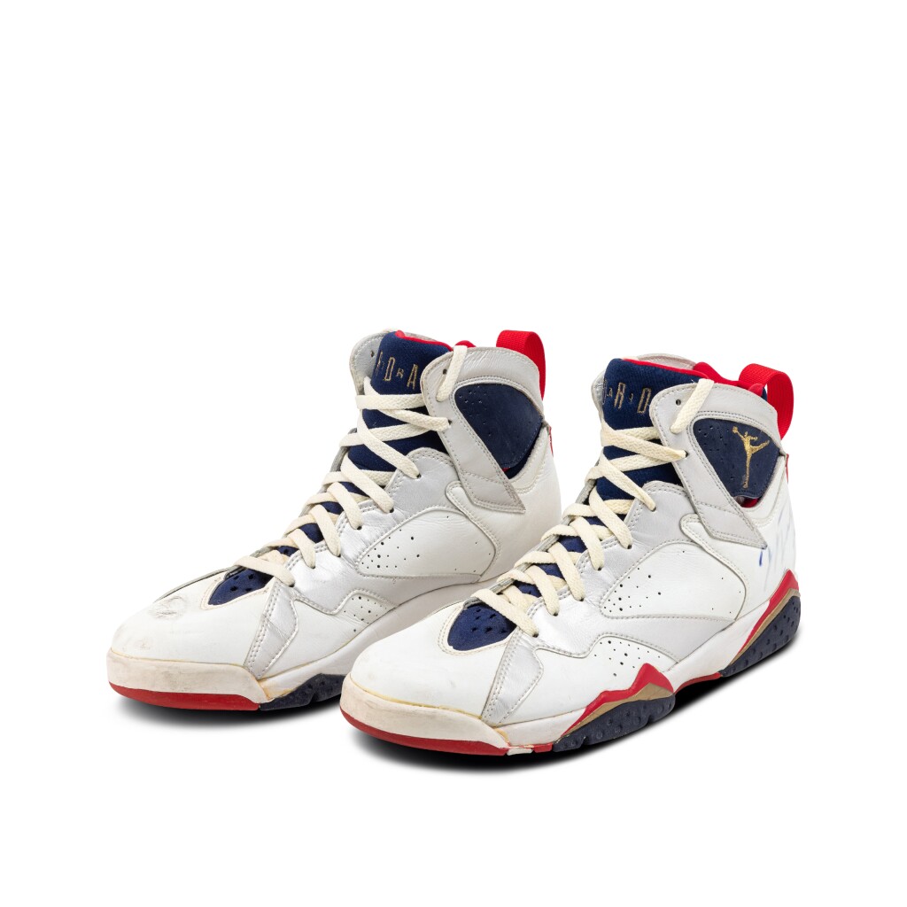 Michael Jordan Worn & Signed 1992 Olympic 'Dream Team' Air Jordan VII