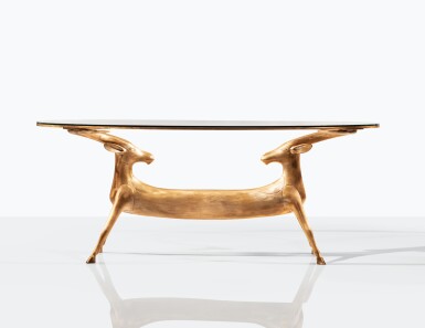 View full screen - View 1 of Lot 10. Table Les Deux Capricornes Attablés .