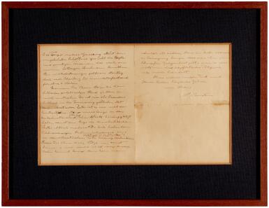 View full screen - View 1 of Lot 83. Albert Einstein | Autograph letter signed, to Margarete Lebach, 28 June 1928.