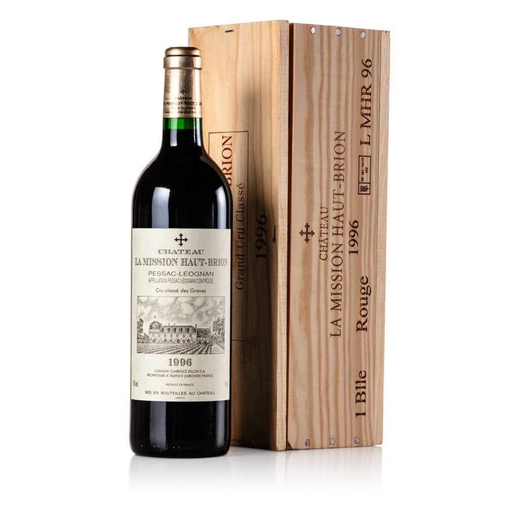 View full screen - View 1 of Lot 80. Château La Mission Haut-Brion 1996 (1 BT).