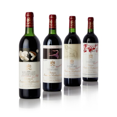 View full screen - View 1 of Lot 9743. Château Mouton Rothschild 1993 (2 BT).