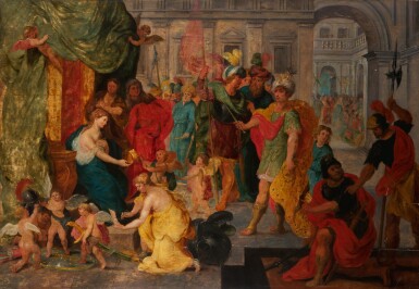 View full screen - View 1 of Lot 150. FOLLOWER OF HENDRICK VAN BALEN | The Marriage of Alexander and Roxana.