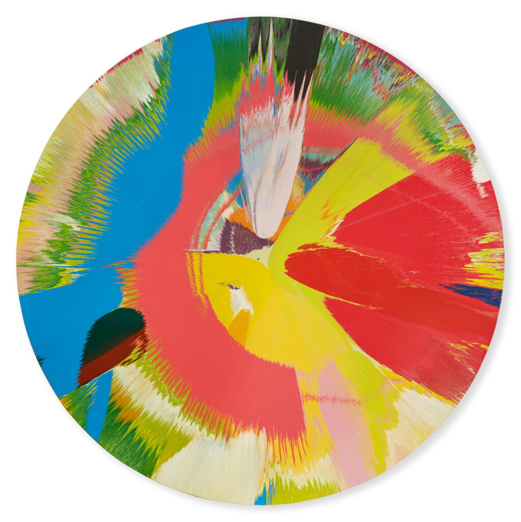 View full screen - View 1 of Lot 23. Beautiful career minded painting (with blue slash).
