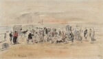 Sur la plage de Trouville