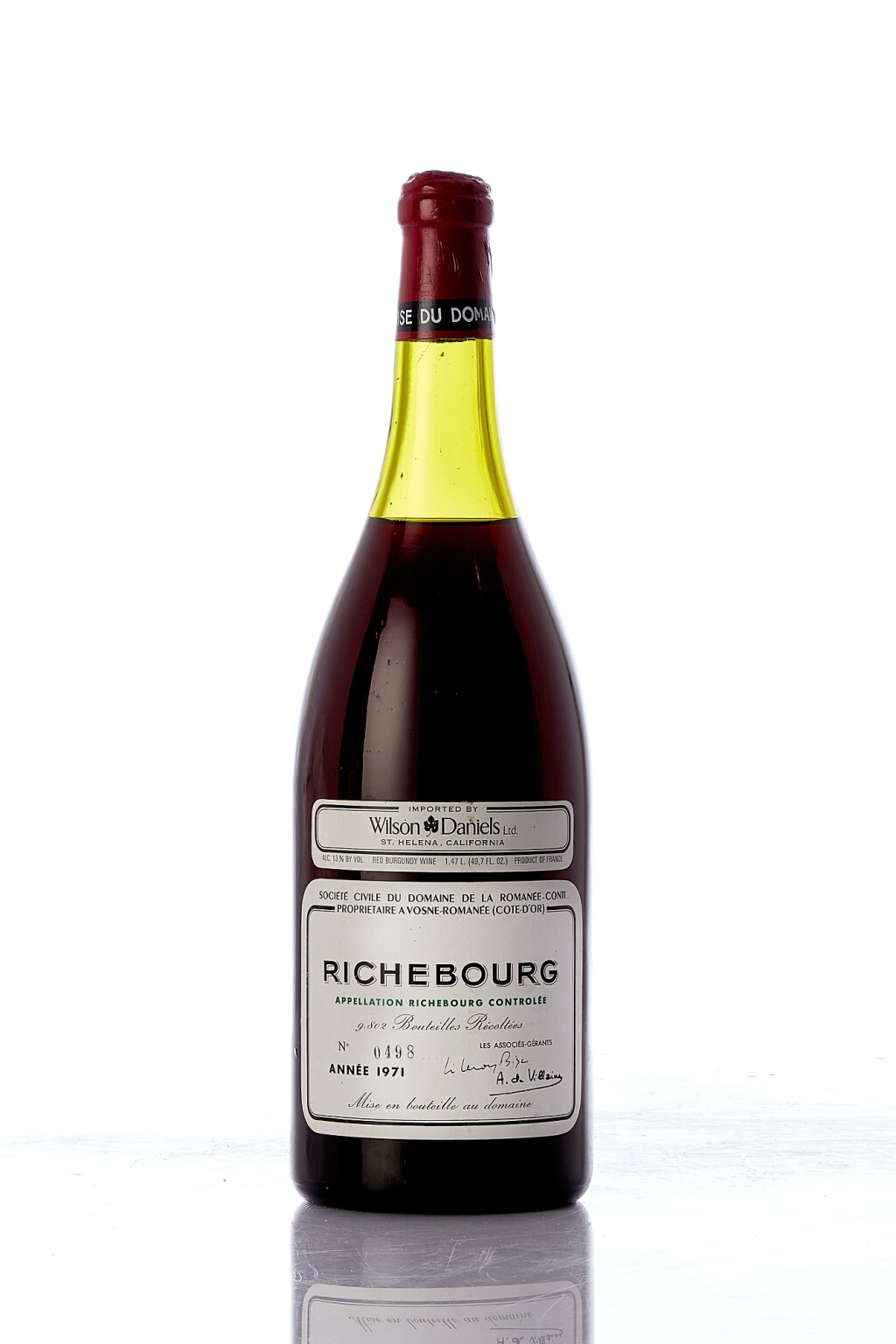 View full screen - View 1 of Lot 7681. Richebourg 1971 Domaine de la Romanée-Conti (1 MAG).