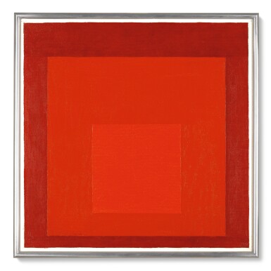 View full screen - View 1 of Lot 71. JOSEF ALBERS |STUDY FOR HOMAGE TO THE SQUARE: DISTANT GLOW.