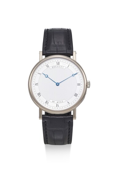 View full screen - View 1 of Lot 8254. BREGUET | CLASSIQUE, REFERENCE 5157, A WHITE GOLD WRISTWATCH, CIRCA 2008.