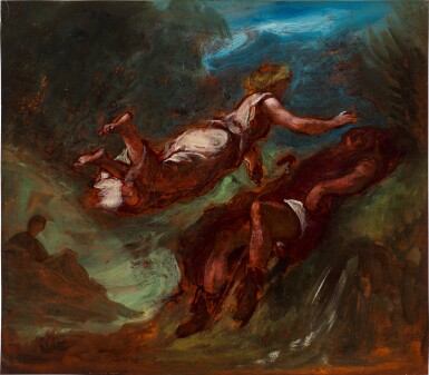 View full screen - View 1 of Lot 71. Hésiode et la Muse.