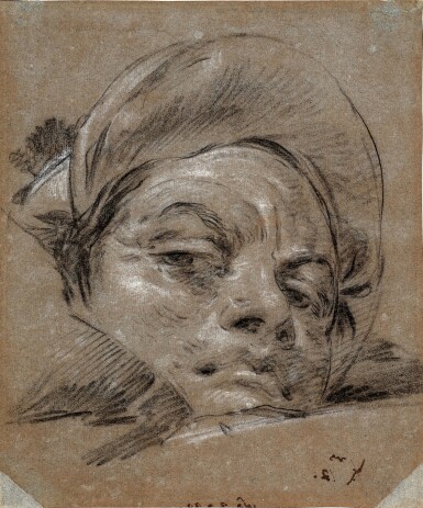 View full screen - View 1 of Lot 163. Head of a young man wearing a turban.