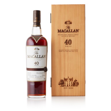 View full screen - View 1 of Lot 8017. The Macallan 40 Year Old 2016 Release 45.0 abv NV (1 BT70).