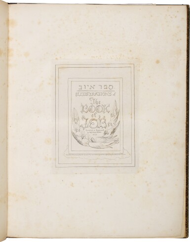 View full screen - View 1 of Lot 162. William Blake | Illustrations to the Book of Job, 1825.