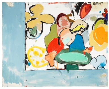 View full screen - View 1 of Lot 4. Pic in Pic Study (Sky Blue).