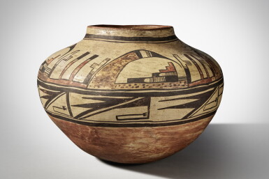 View full screen - View 1 of Lot 730. Hopi Polychrome Vessel.