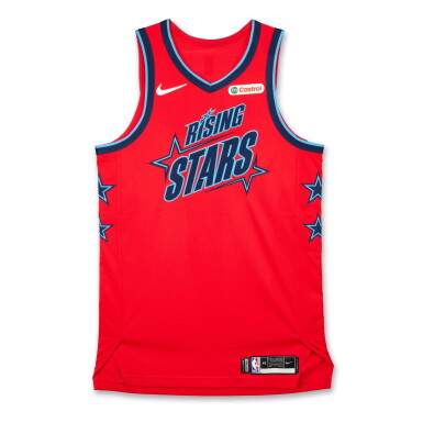 View full screen - View 1 of Lot 12. Egor Dёmin 2025-2026 Game Worn ‘Rising Stars’ Jersey | Matched to 2 Games.