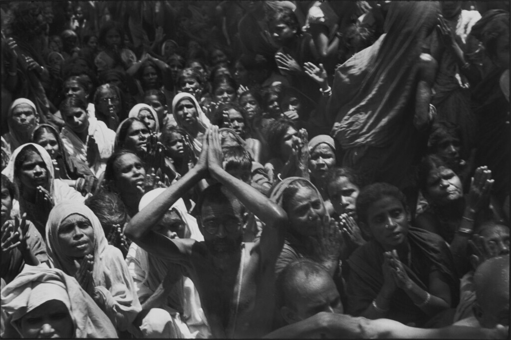 View full screen - View 1 of Lot 51. Funeral of Bhagwan Sri Ramana Maharishi, Tiruvannamalai, India.