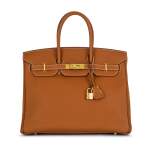 Gold Togo Birkin 35 Gold Hardware, 2013