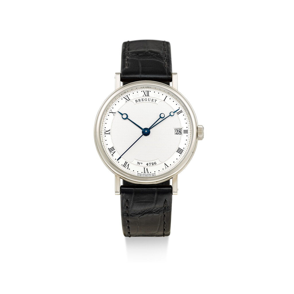 View full screen - View 1 of Lot 61. BREGUET | CLASSIQUE, REFERENCE 9067, A WHITE GOLD WRISTWATCH, CIRCA 2016.