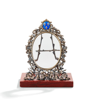 View full screen - View 1 of Lot 89. AN OVAL SILVER FRAME, BY EMILE FROMENT-MEURICE, CIRCA 1867 | CADRE OVALE EN ARGENT, PAR EMILE FROMENT-MEURICE, CIRCA 1867.