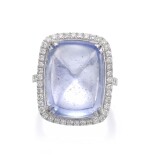 SAPPHIRE AND DIAMOND RING