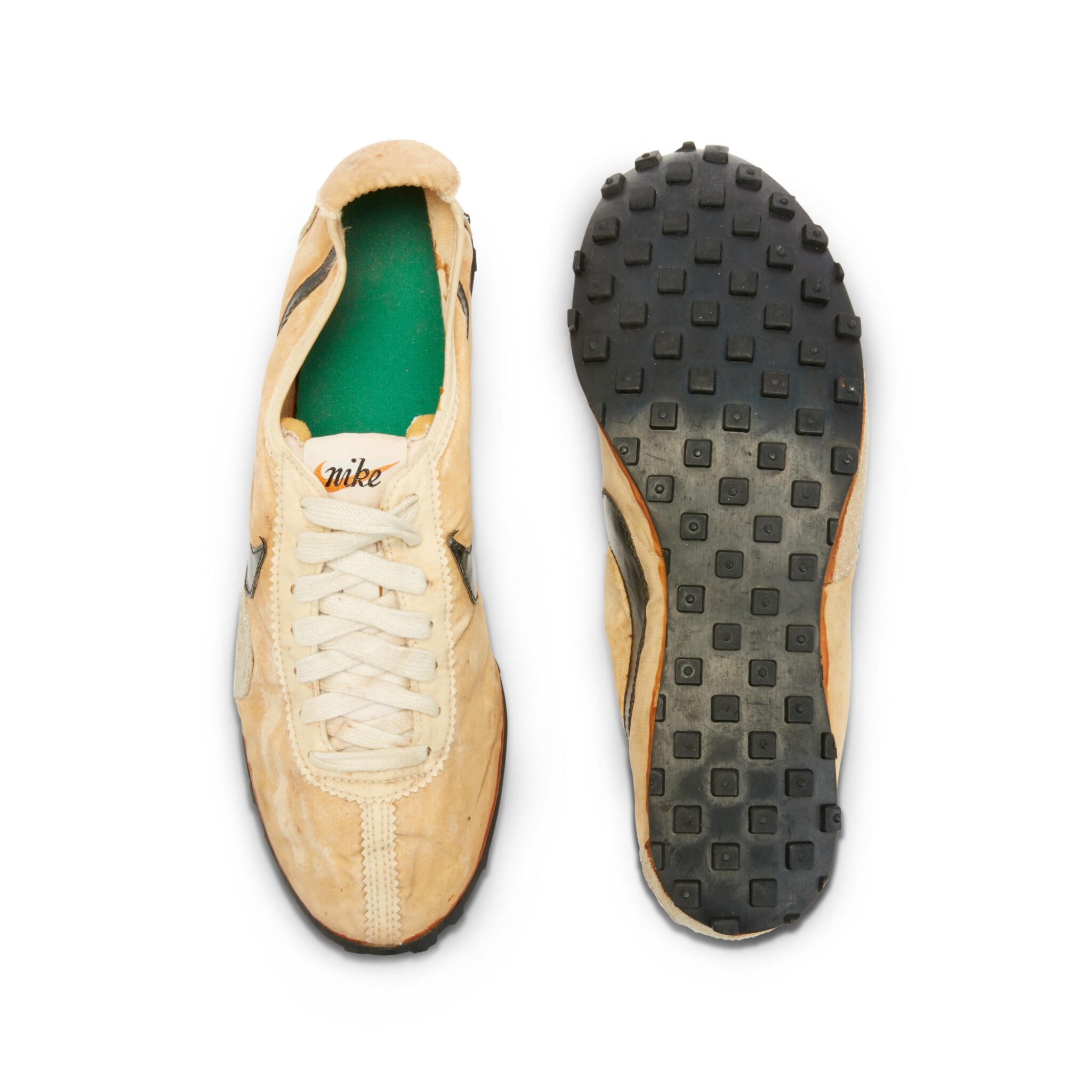 Two Pairs of Nike Waffle Racing Flats âMoon Shoesâ | The Games | 2021 | Sotheby's