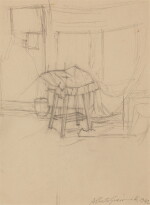 Tabouret avec coussin (recto); Nu assis (verso)
