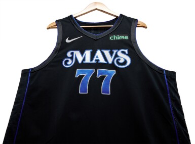 View full screen - View 1 of Lot 23. Luka Doncic Dallas Mavericks 2023-2024 In-Season Tournament Game Worn City Edition Jersey | 41 Points.