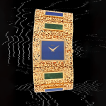 Reference 9150 D 46 | A yellow gold, nephrite and lapis lazuli-set bracelet watch | Circa 1975