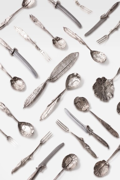 View full screen - View 1 of Lot 5. Sven flatware service.