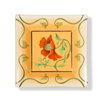 PATEK PHILIPPE |  PORCELAINE DE LIMOGES VIDE POCHE 'FLEURS DE PAVOTS' A PORCELAIN AND ENAMEL DISH, CIRCA 2008