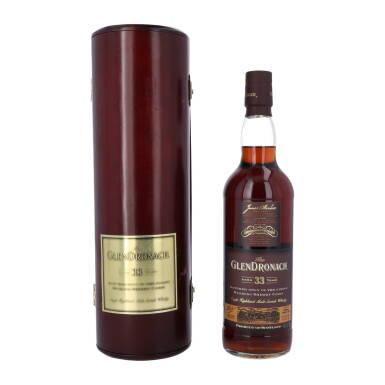 View full screen - View 1 of Lot 5204. The Glendronach Oloroso Sherry Cask 33 Year Old 40.0 abv NV (1 BT70).