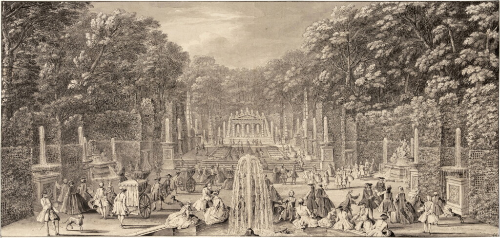View full screen - View 1 of Lot 2. The Grove of the Arc de Triomphe in the Gardens of Versailles.