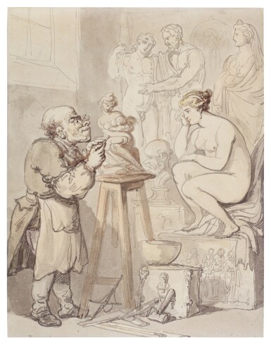 View full screen - View 1 of Lot 184. The Sculptor: Joseph Nollekens, R.A. and his Venus.