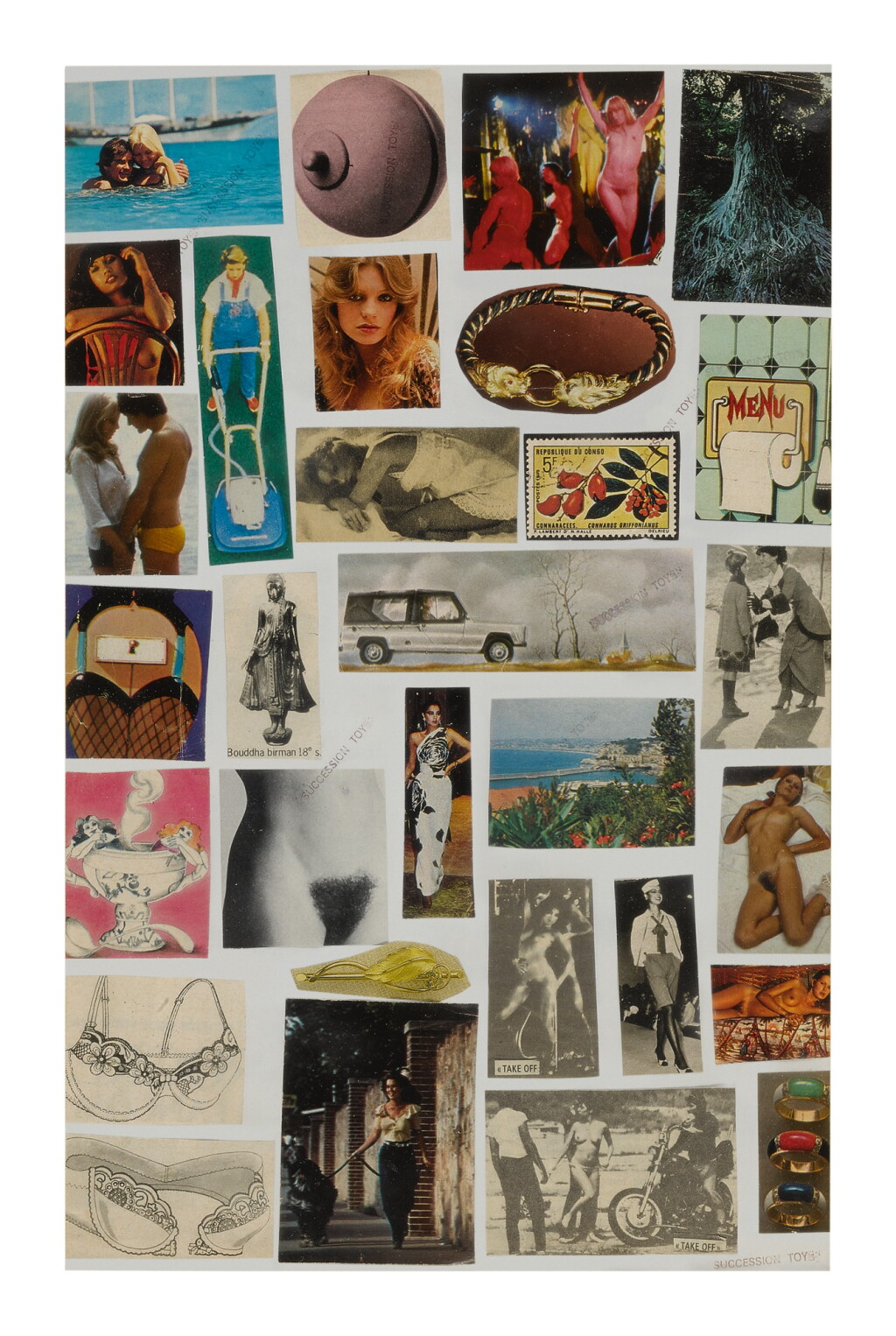 View full screen - View 1 of Lot 5. TOYEN | UNTITLED: A DOUBLE-SIDED WORK.