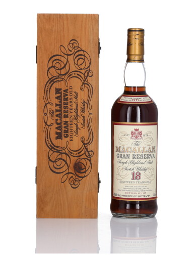 View full screen - View 1 of Lot 55. The Macallan 18 Year Old Gran Reserva 40.0 abv 1979 (1 BT 75cl).