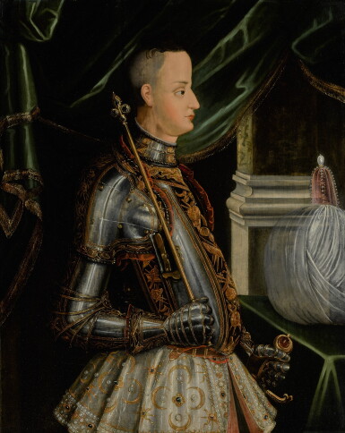 View full screen - View 1 of Lot 117. SOUTH GERMAN SCHOOL, CIRCA 1600 | PORTRAIT OF AN AMBASSADOR.