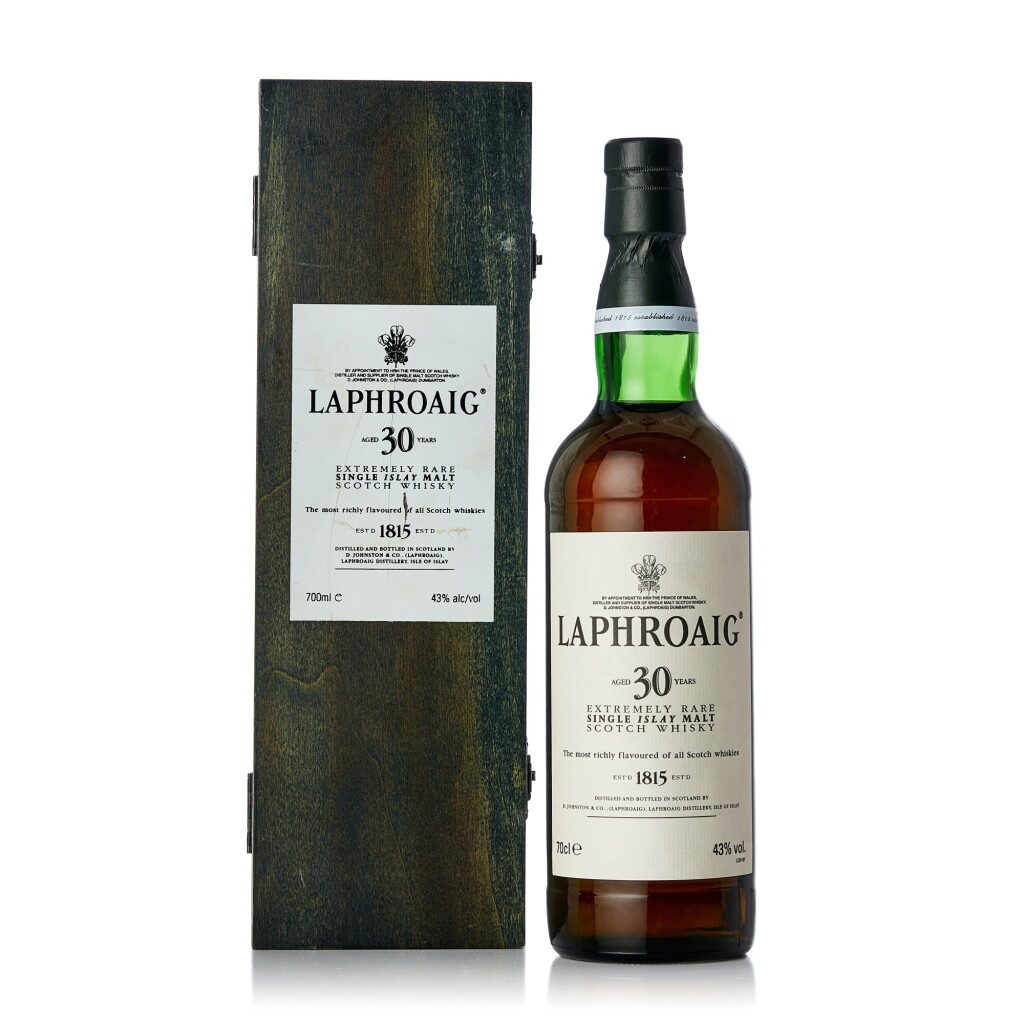 View full screen - View 1 of Lot 5024. Laphroaig 30 Year Old 43.0 abv NV (1 BT70).