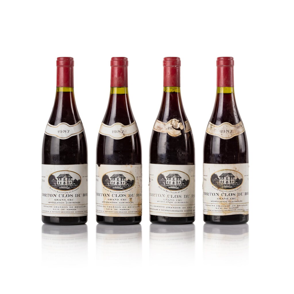 View full screen - View 1 of Lot 273. Corton, Clos du Roi 1987 Chandon de Briailles (4 BT).