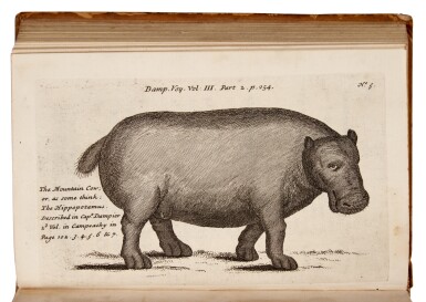View full screen - View 1 of Lot 15. William Dampier | A Collection of Voyages, 1729, 9 parts in 4 vols, contemporary calf.