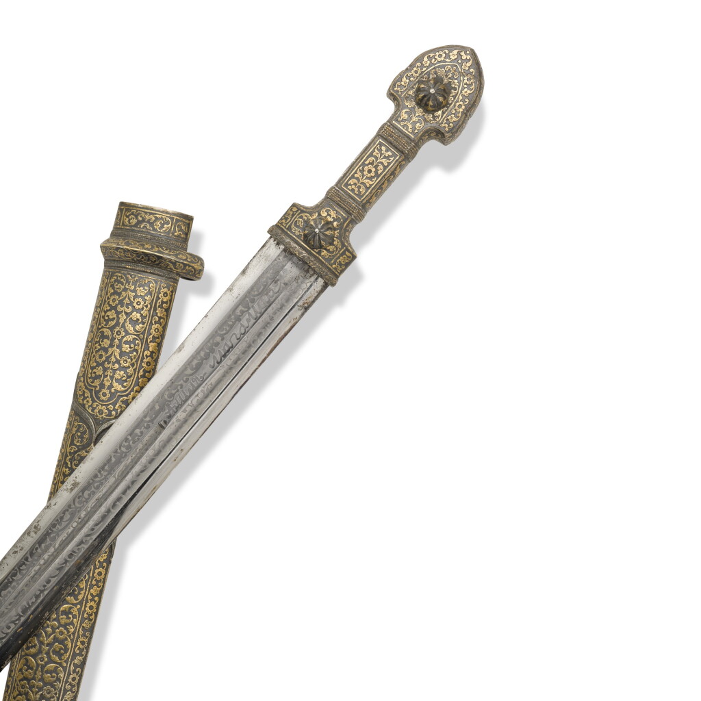 View full screen - View 1 of Lot 171. A dagger (kinjal), signed Misar Khan, Caucasus, 19th century.