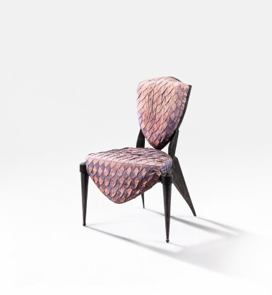 View full screen - View 1 of Lot 141. Trévise chair, designed in 1988 | Chaise Trévise, le modèle créé en 1988.