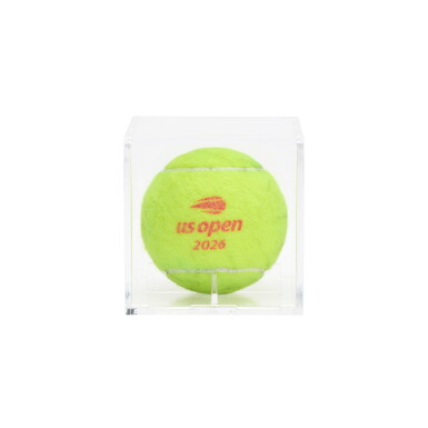 View full screen - View 1 of Lot 7. Elena Rybakina v. Coco Gauff 2026 US Open Semifinal Match Point Tennis Ball | 3rd Set.