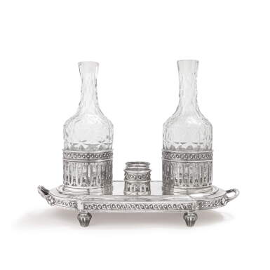 View full screen - View 1 of Lot 41. A Louis XVI silver cruet, Denys Frankson, Paris, 1780-1781.