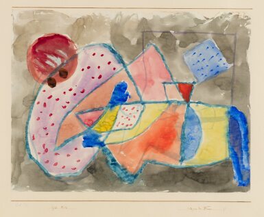 View full screen - View 1 of Lot 110. Liegende Frau (Woman reclining).