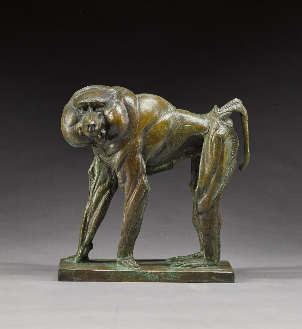 View full screen - View 1 of Lot 118. Baboon.