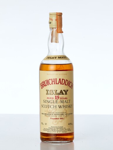 View full screen - View 1 of Lot 7647. Bruichladdich 15 Year Old 43.0 abv NV (1 BT).